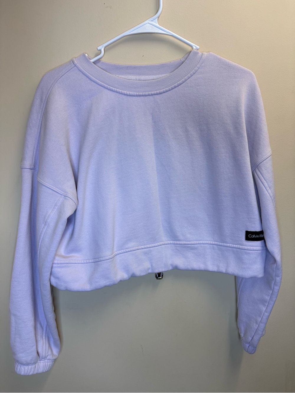 Calvin Klein Cropped Crewneck Sweatshirt